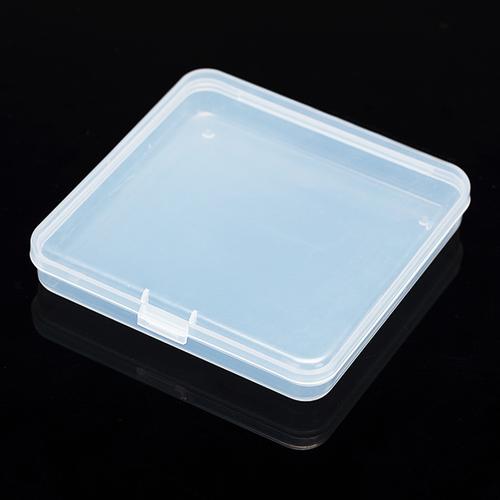 12323正方形塑料盒子透明产品包装收纳盒pp五金零件工具盒有带盖